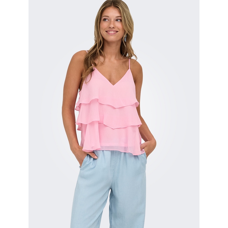 Only ONLLINN LIFE FLOUNCE SINGLET3574702_5