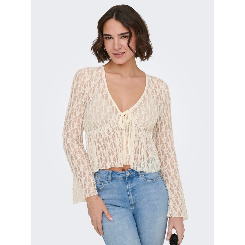 Only ONLAYA LACE CARDGIAN JRS NOOS