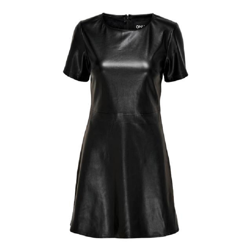 Only AINO FAUX LEAT DRESS