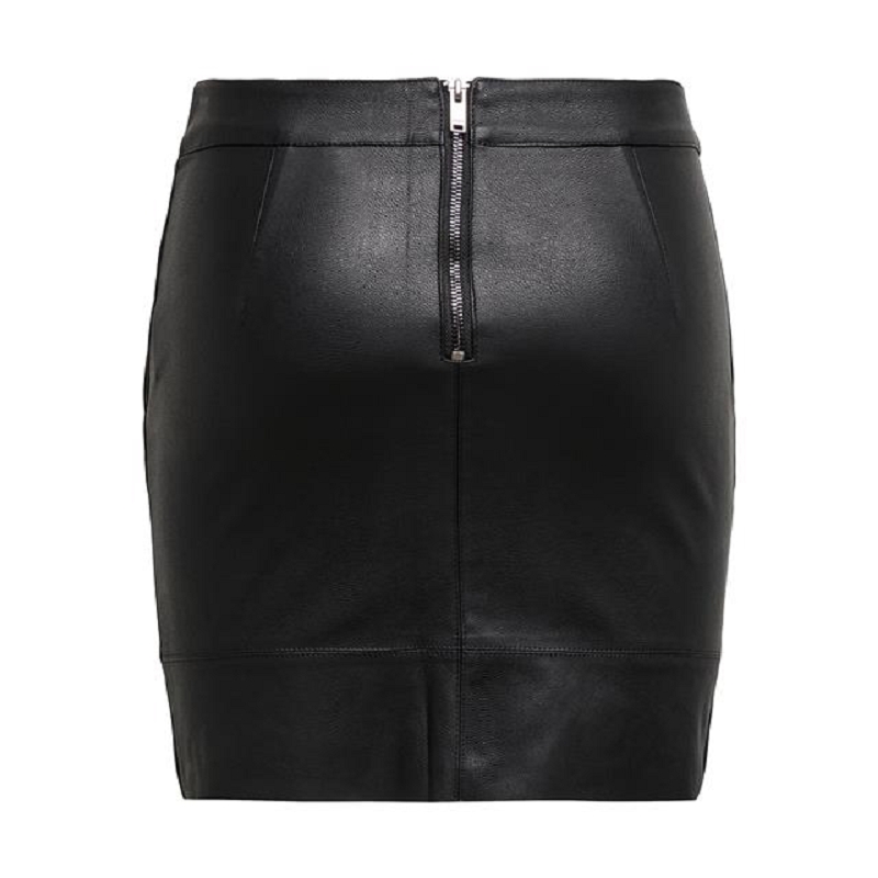 Only BASE FAUX LEATHER SKIRT OTW NOOS8577401_2