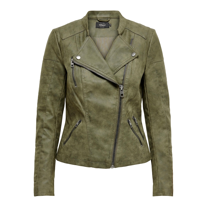 Only AVA FAUX LEATHER BIKER