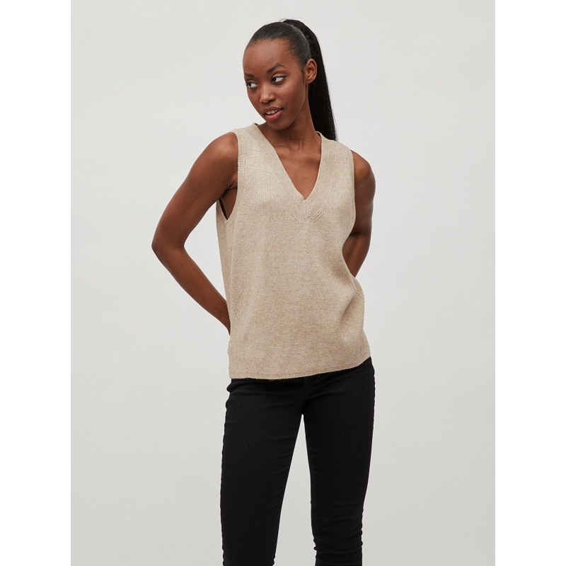 Vila VIRIL KNIT RIB VNECK S L VEST NOOS8838001_2