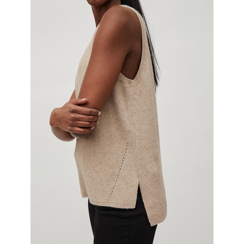 Vila VIRIL KNIT RIB VNECK S L VEST NOOS8838001_3