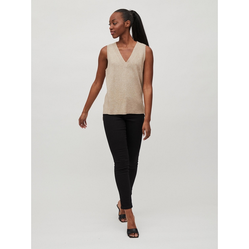 Vila VIRIL KNIT RIB VNECK S L VEST NOOS8838001_5