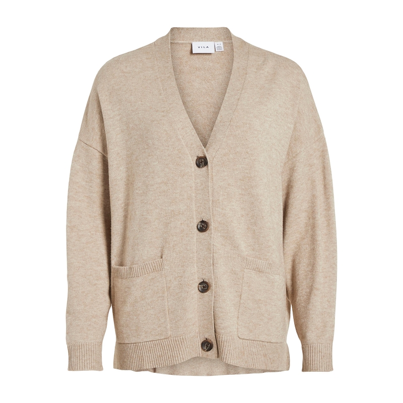 Vila VIRIL LS OVERSIZE KNIT CARDI NOOS
