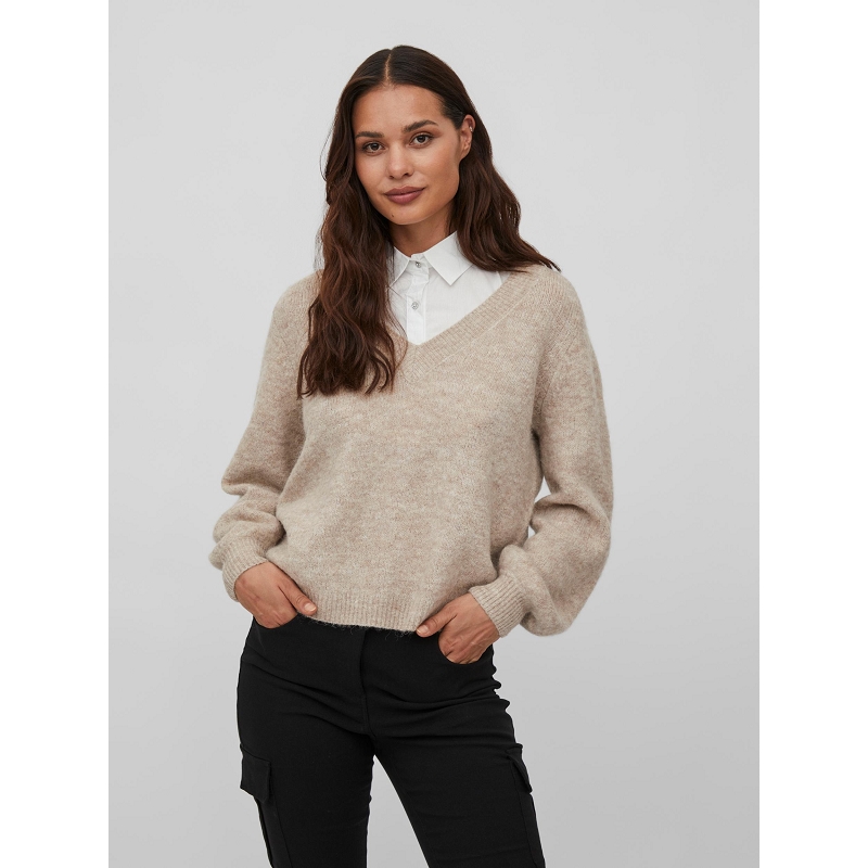 Vila VIJAMINA REV VNECK LS KNIT TOP NOOS8838601_2