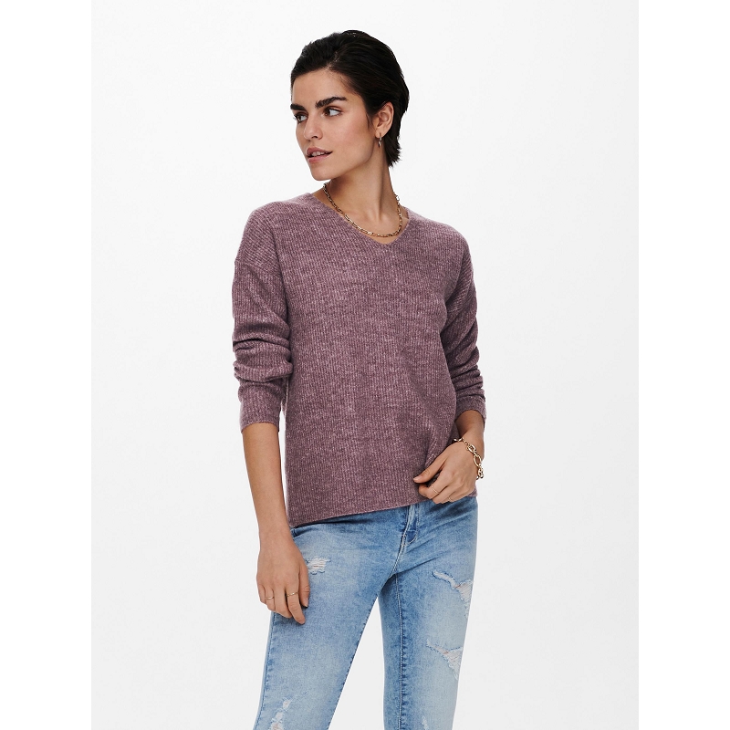 Only CAMILLA VNECK LS PULLOVER8839602_3