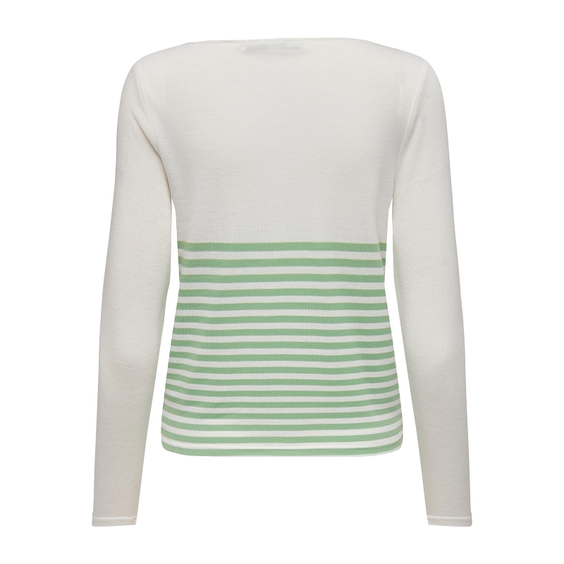 Only HANNA LS VNECK STRIPE CS8842801_2