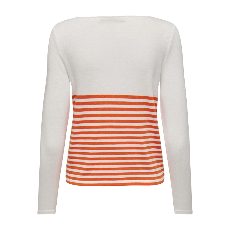 Only HANNA LS VNECK STRIPE CS8842802_2