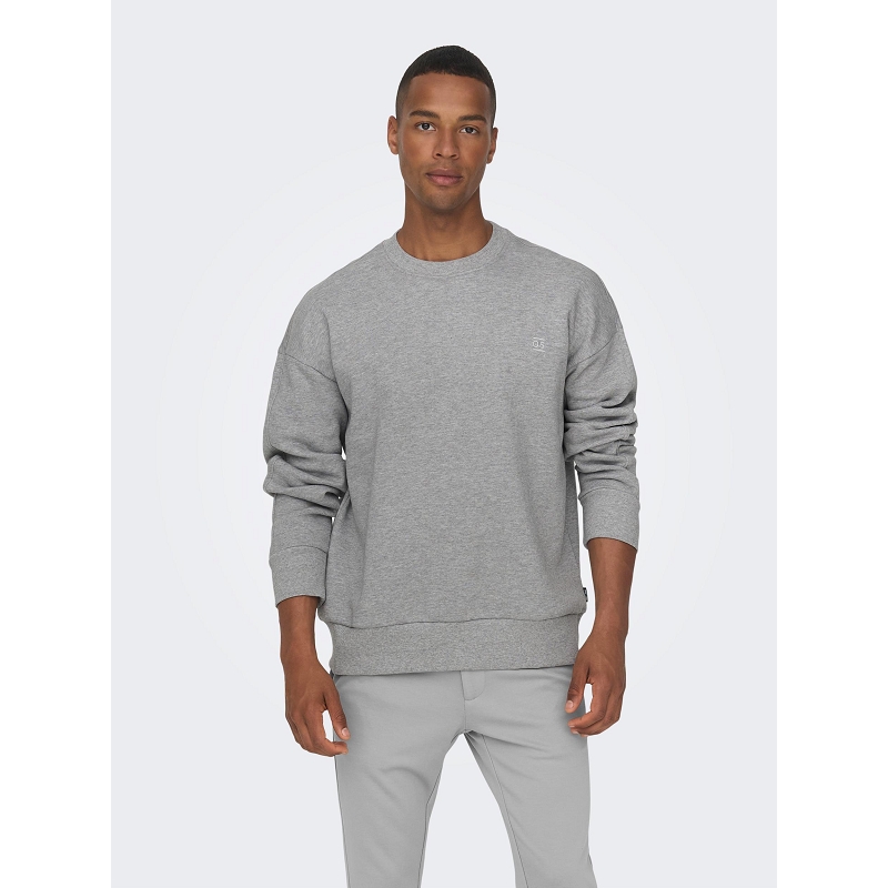 Only and sons ONSDAN LIFE RLX HEAVY SWEAT8846101_3