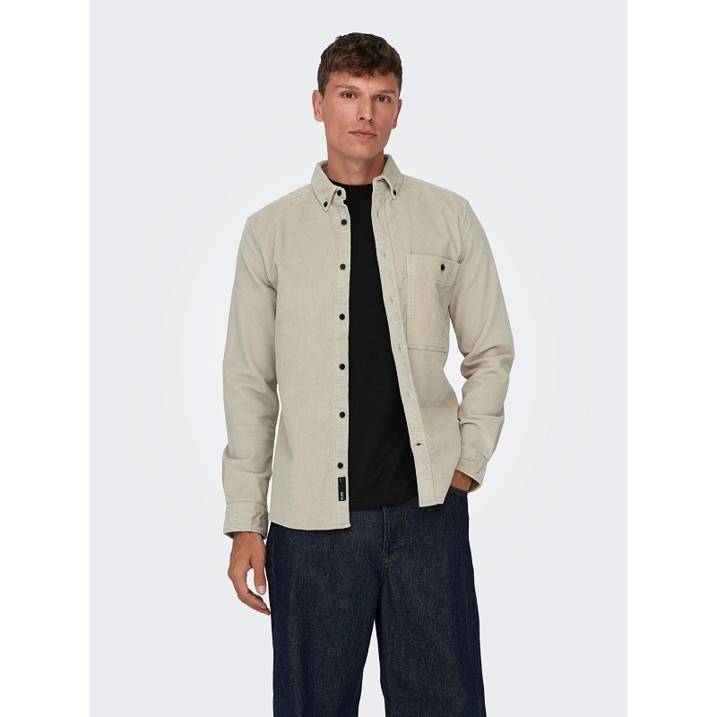 Only and sons ONSNEWTERRY REG CORD LS SHIRT8847001_2