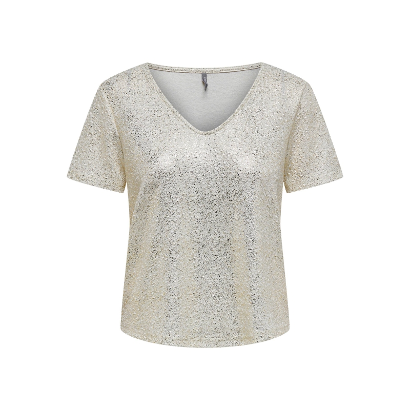 Only ILSA SS SHINE VNECK TOP
