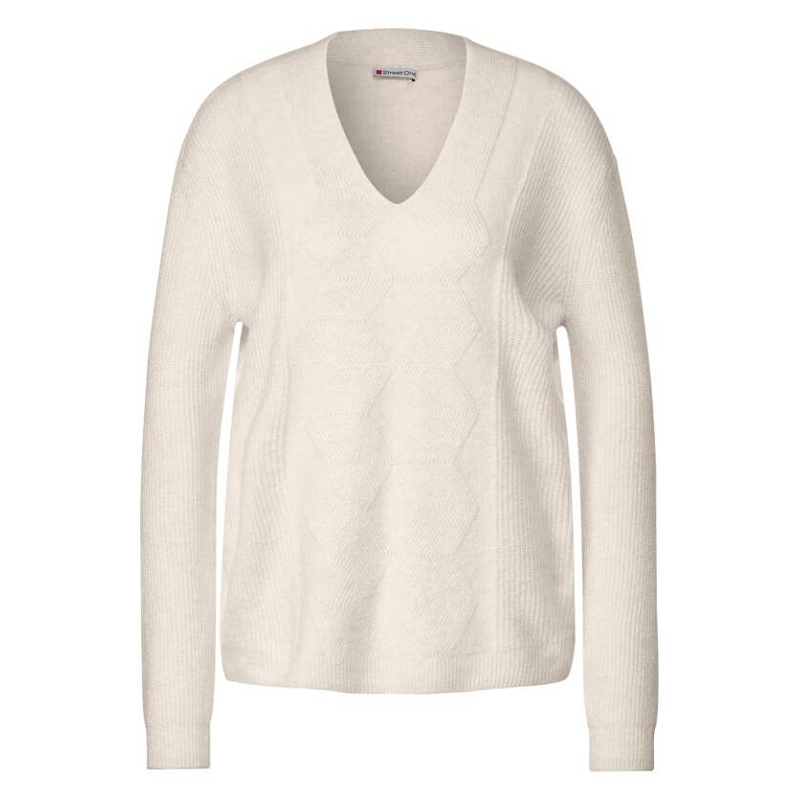 Street one FANCY RIBBED SWEATER