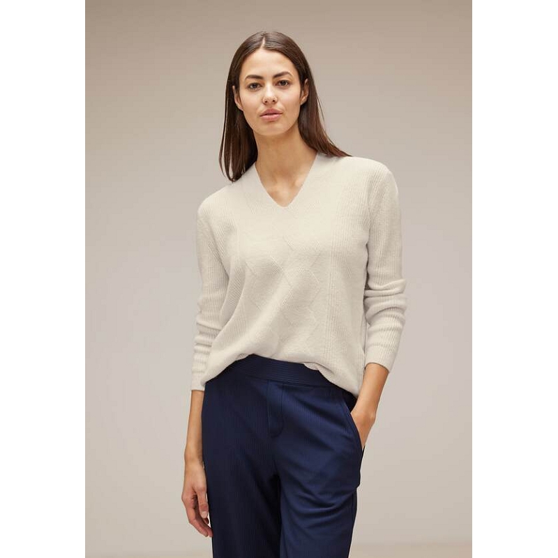Street one FANCY RIBBED SWEATER8888101_2