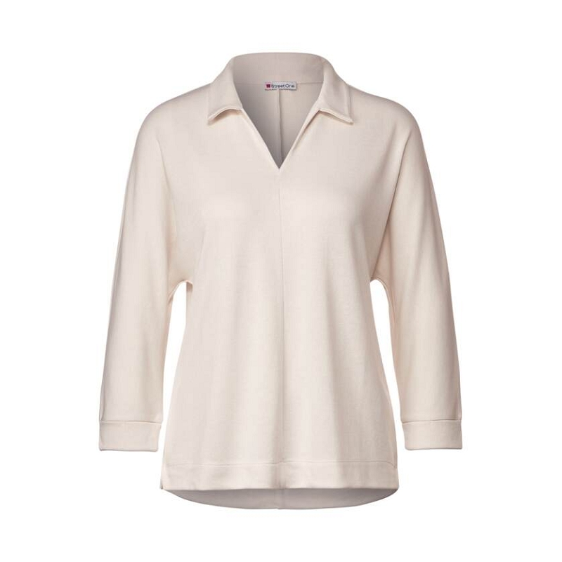 Street one KNIT LOOK POLO SHIRT