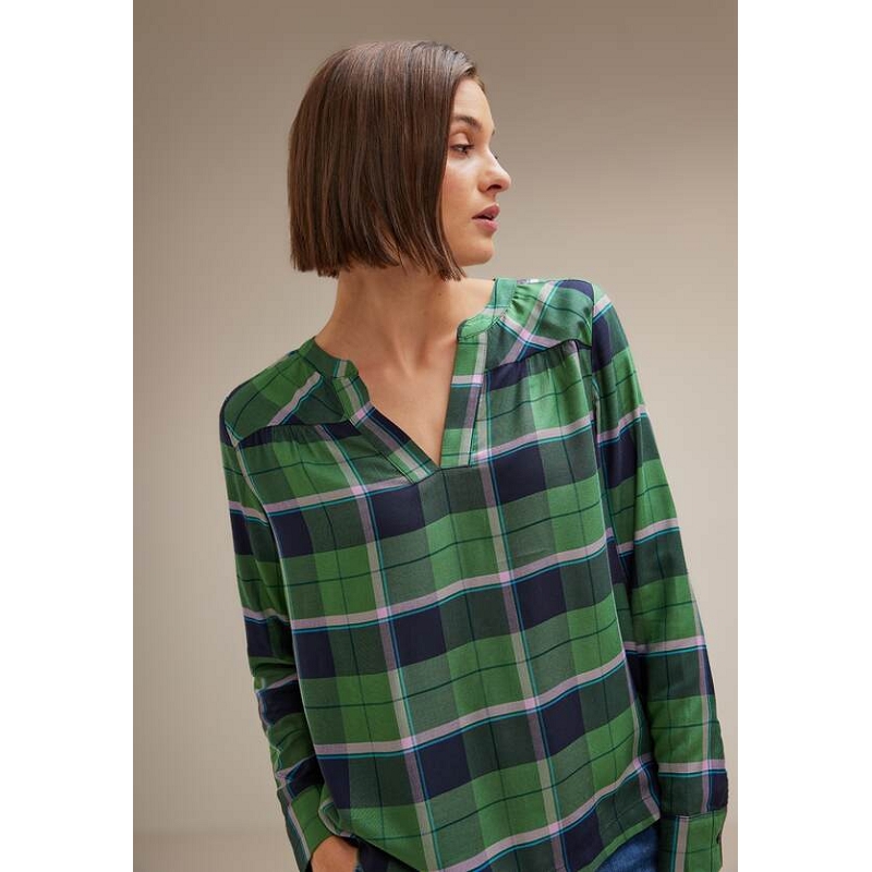 Street one FEMININE CHECKBLOUSE W NEW PLA8888701_4