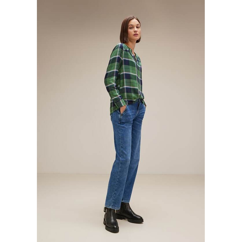Street one FEMININE CHECKBLOUSE W NEW PLA8888701_5