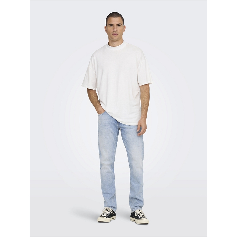 Only and sons ONSWEFT REG. LIGHT BLUE 4873 JEANS NOOS8892001_4