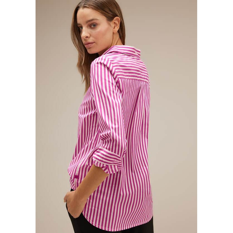 Street one QR STRIPED OFFICE BLOUSE8975501_3