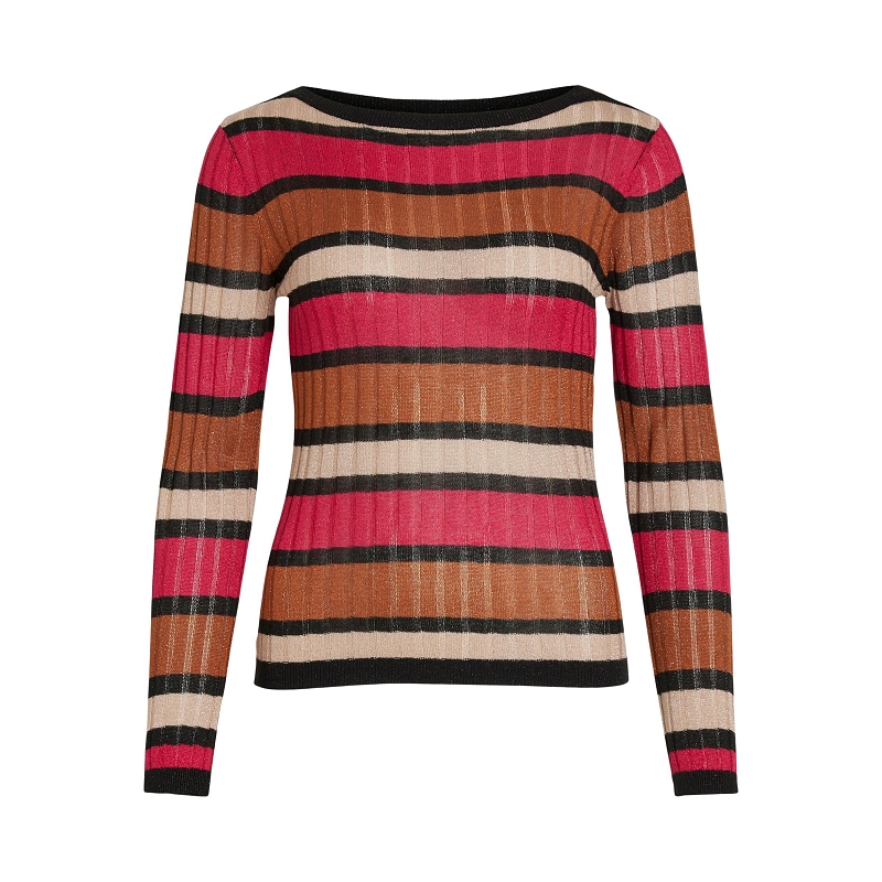 Vila VIEMBER NEW STRIPE LS GLITTER