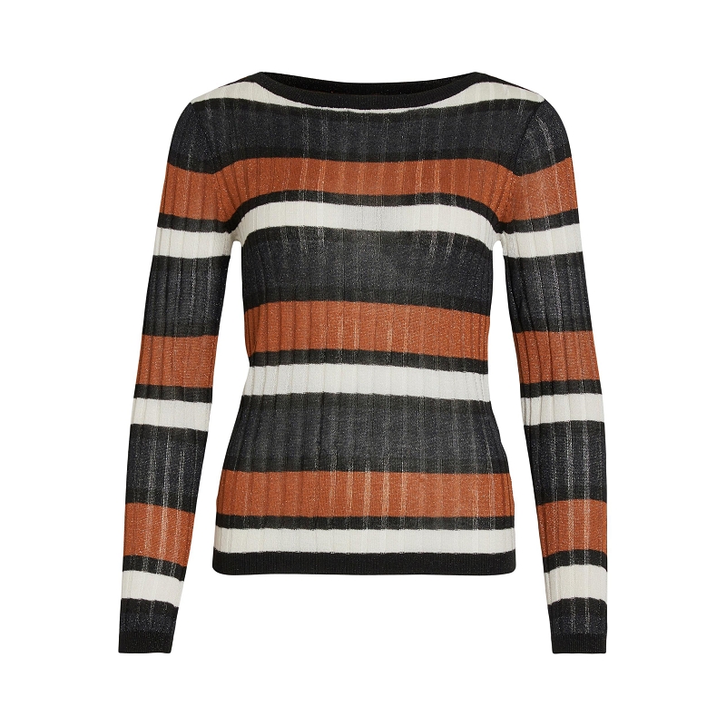 Vila VIEMBER NEW STRIPE LS GLITTER