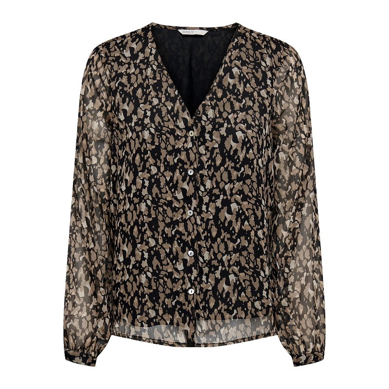 Only LUNA LS VNECK TOP NOOS