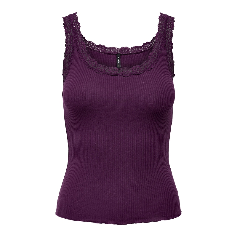 Only XENA SL LACE TOP JRS