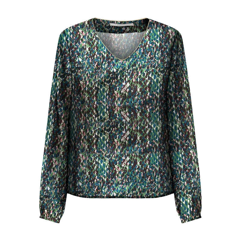 Only LARA FR LS VNECK TOP PTM