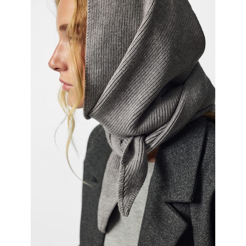 Pieces PCKOMMA RIB BIG TRIANGLE SCARF NOOS BC9530002_3