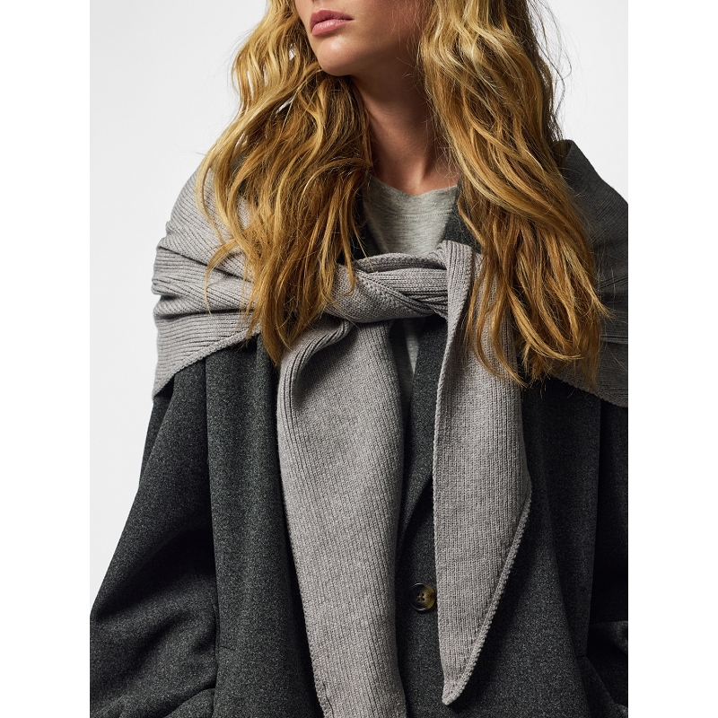 Pieces PCKOMMA RIB BIG TRIANGLE SCARF NOOS BC9530002_4